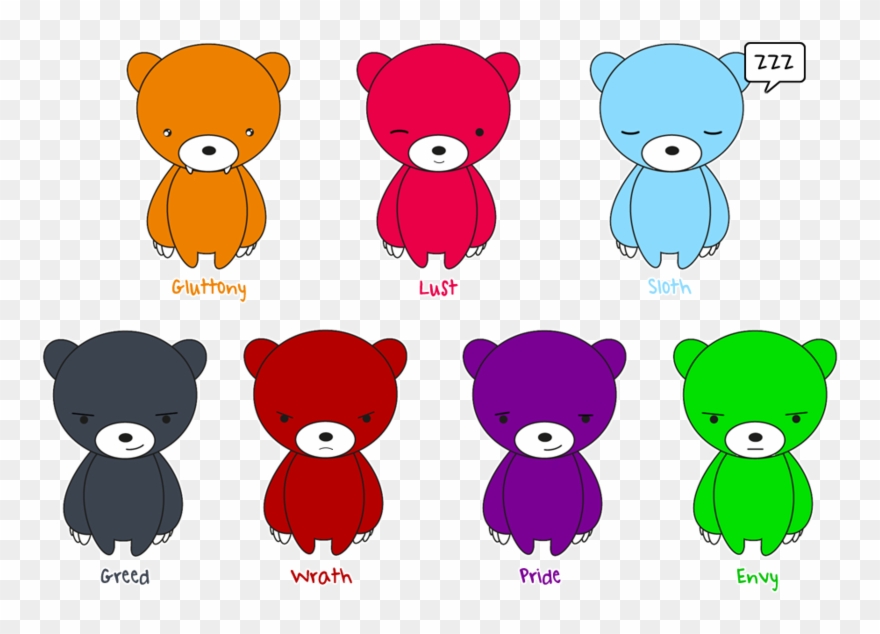 The Seven Sinful Bears - Giant Panda Clipart