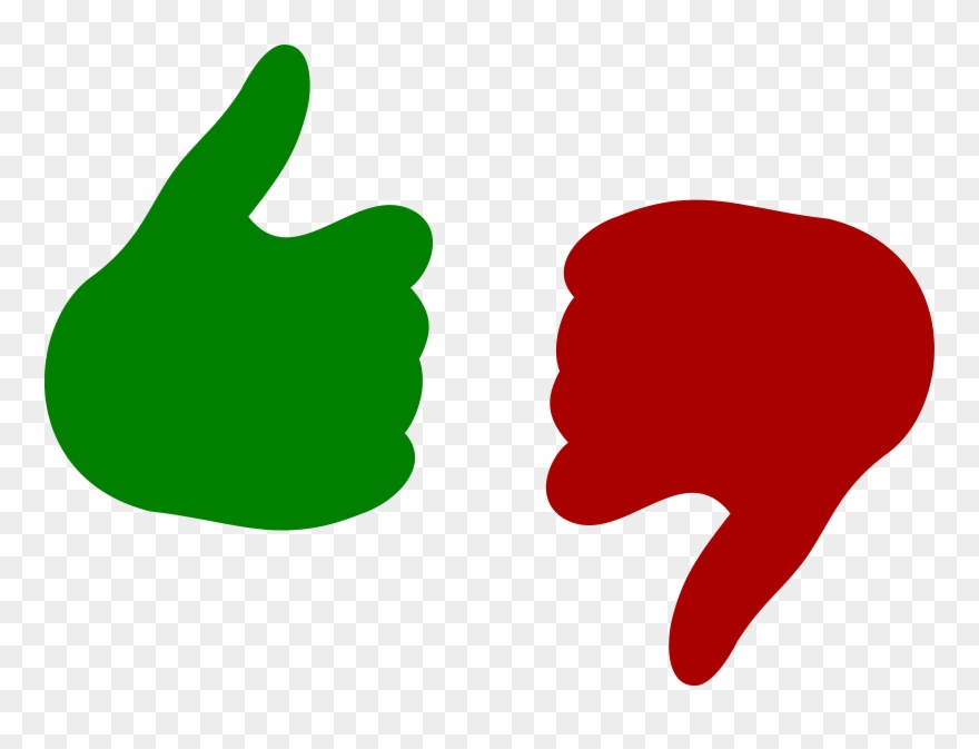 Thumbs Up Thumbs Down - Thumbs Up And Down Png Clipart