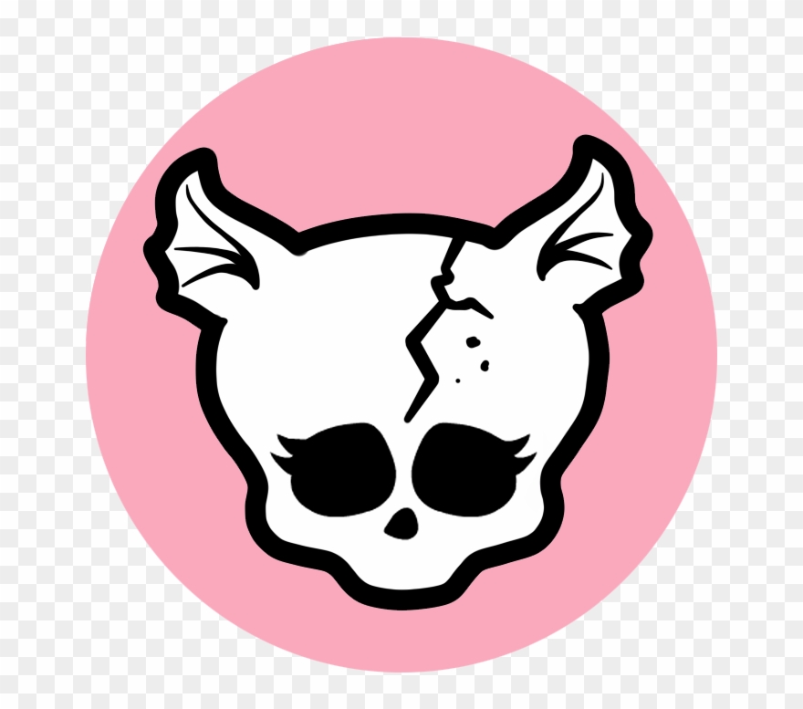 Rochelle Skullette - Monster High Clawdeen Wolf Skull Clipart