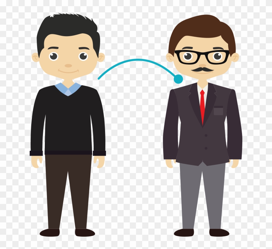 Career Counselor India - Office Man Cartoon Png Clipart