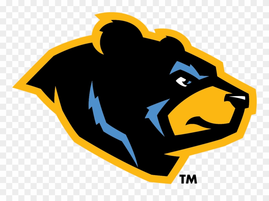 Wv Black Bears - Black Bear West Virginia Baseball Clipart