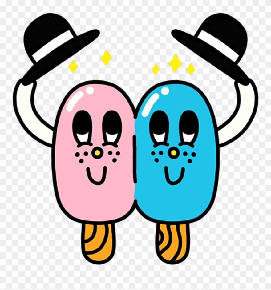 Icecream Popsicle Mochi Kawaii Cute Softbot Png - Raklamile Clipart