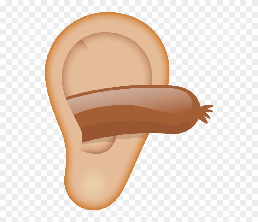 Weird Ear Emoji Result - Dimethylmercury Clipart