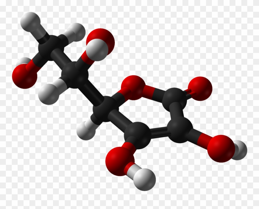 Vitamin C 3d Structure Clipart