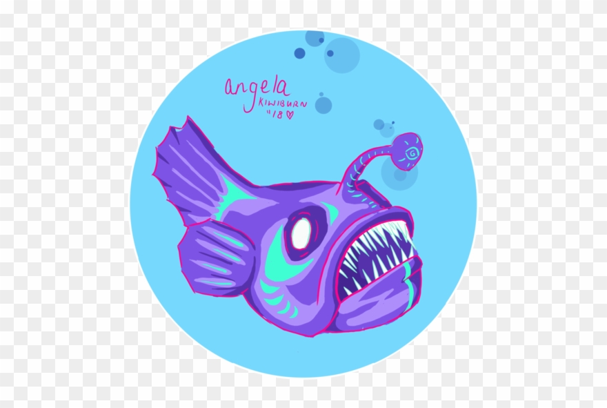 Graphic Free Angela The Angler Fish - Portable Network Graphics Clipart