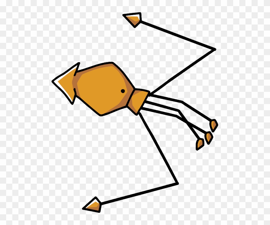 Humpback Whale Clipart Scribblenauts - Scribblenauts Squid - Png Download