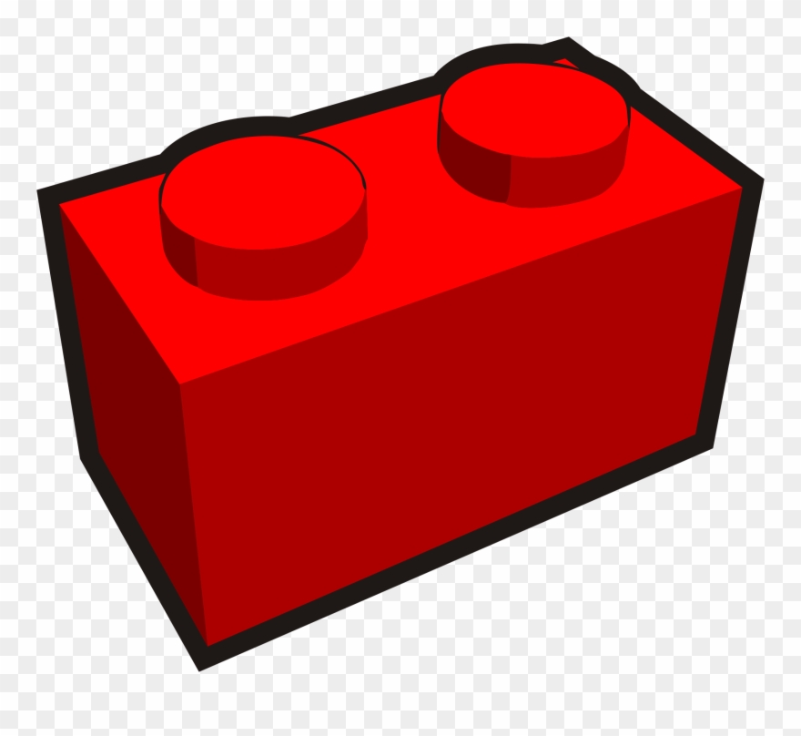 Transparent Download Clip Is A X Big Image Png - Lego Brick 1x2 Png
