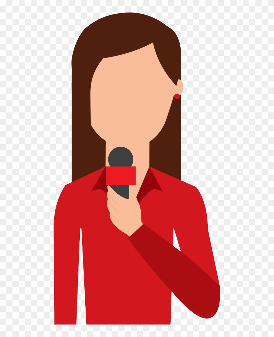 Reporter Png - News Reporter Vector Clipart