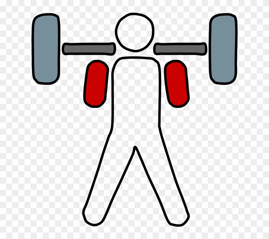 Weightlifter, Barbell - Olympic Weightlifting Clipart