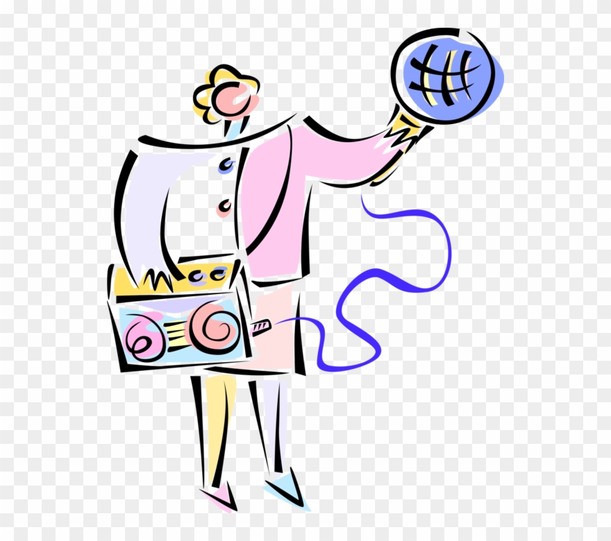 Microphone Clipart Reporter Microphone - Røde Reporter - Png Download