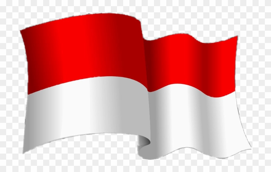 Desain Bendera Merah Putih Clipart