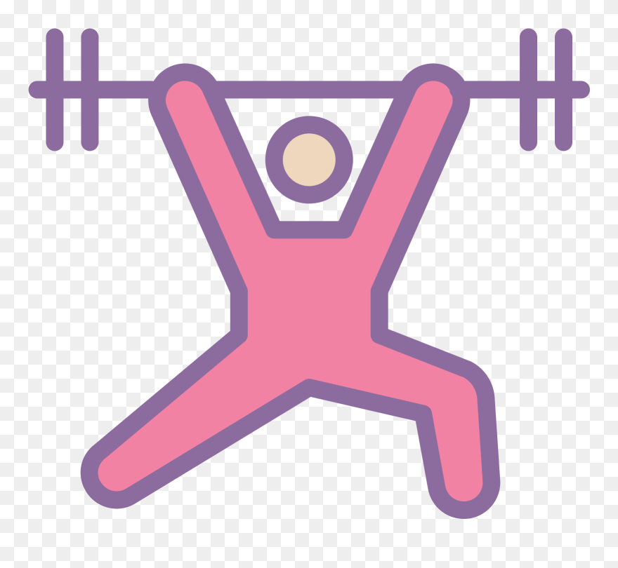 Weightlifting Icon - Olympic Weightlifting Clipart