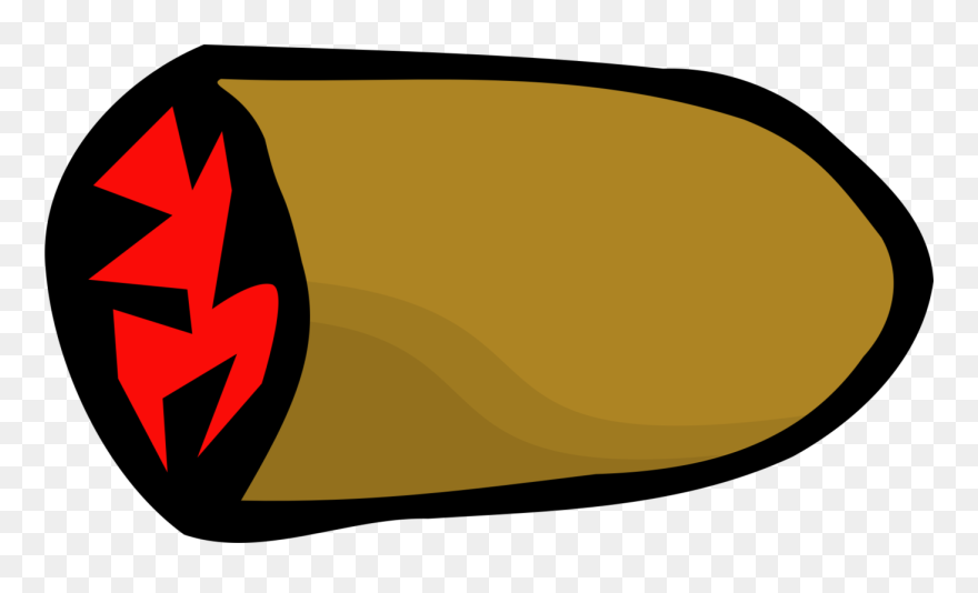 Cigar Clipart Transparent Background - Cartoon Blunt Png