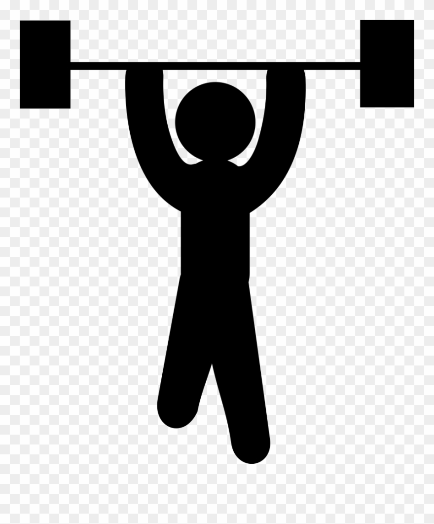 Weight Lifter Comments - Símbolos Levantamento De Peso Clipart