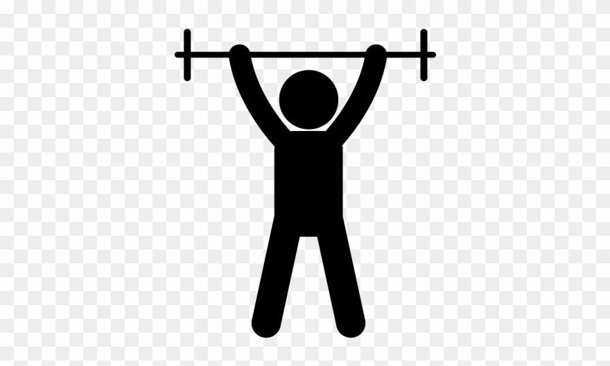 Weightlifting - Free Material - Pictogram - ウエイト リフティング 画像 フリー Clipart