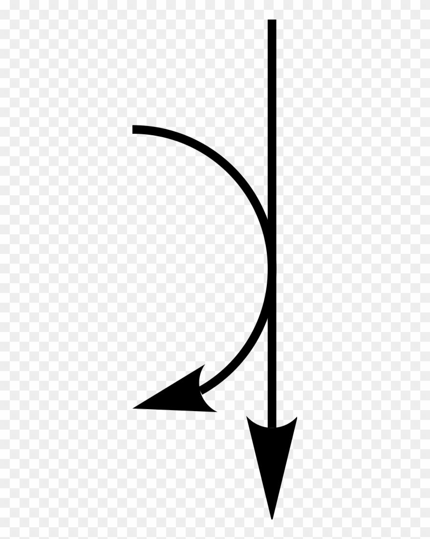 R Pfeil Runter 1 - Reaktionspfeile Clipart