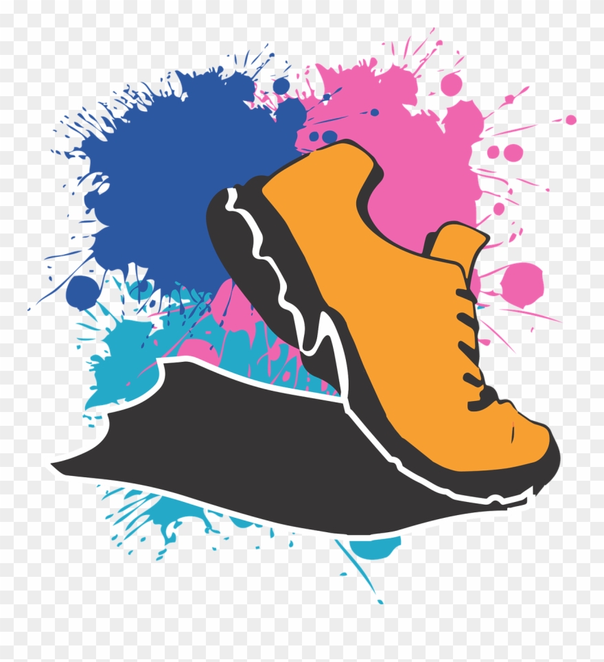 4-h 5k In Hortonville - Cartoon Running Shoe Png Clipart