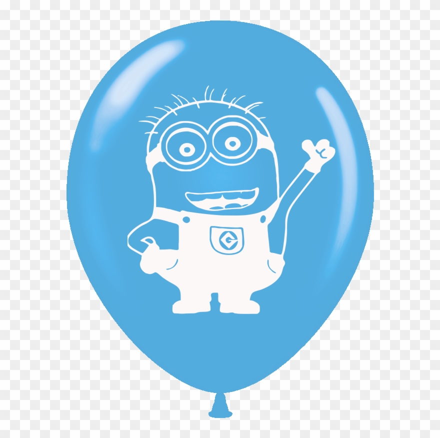 Balloons Printed 2 Sides Minions 15 Pcs Pack Nd - Cartoons Printed On Balloons Clipart