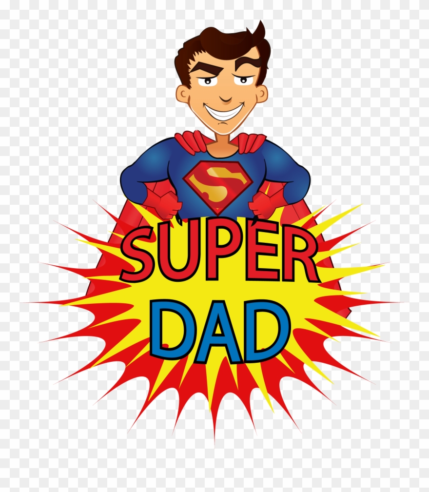 Father Vector Hero - Abba영문법2 [book] Clipart