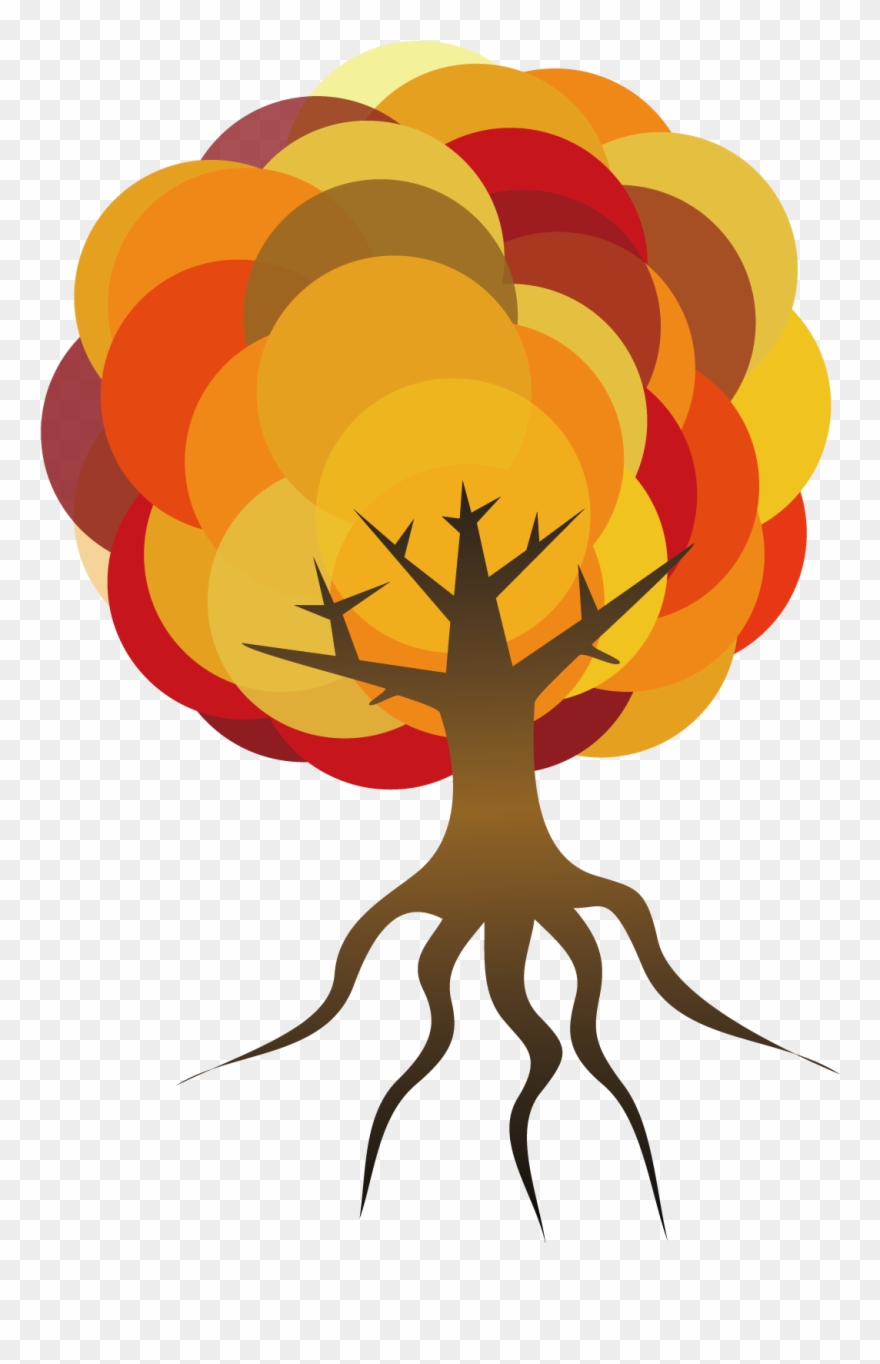 Png Free Download Tree Root Clip Art - Tree Transparent Png