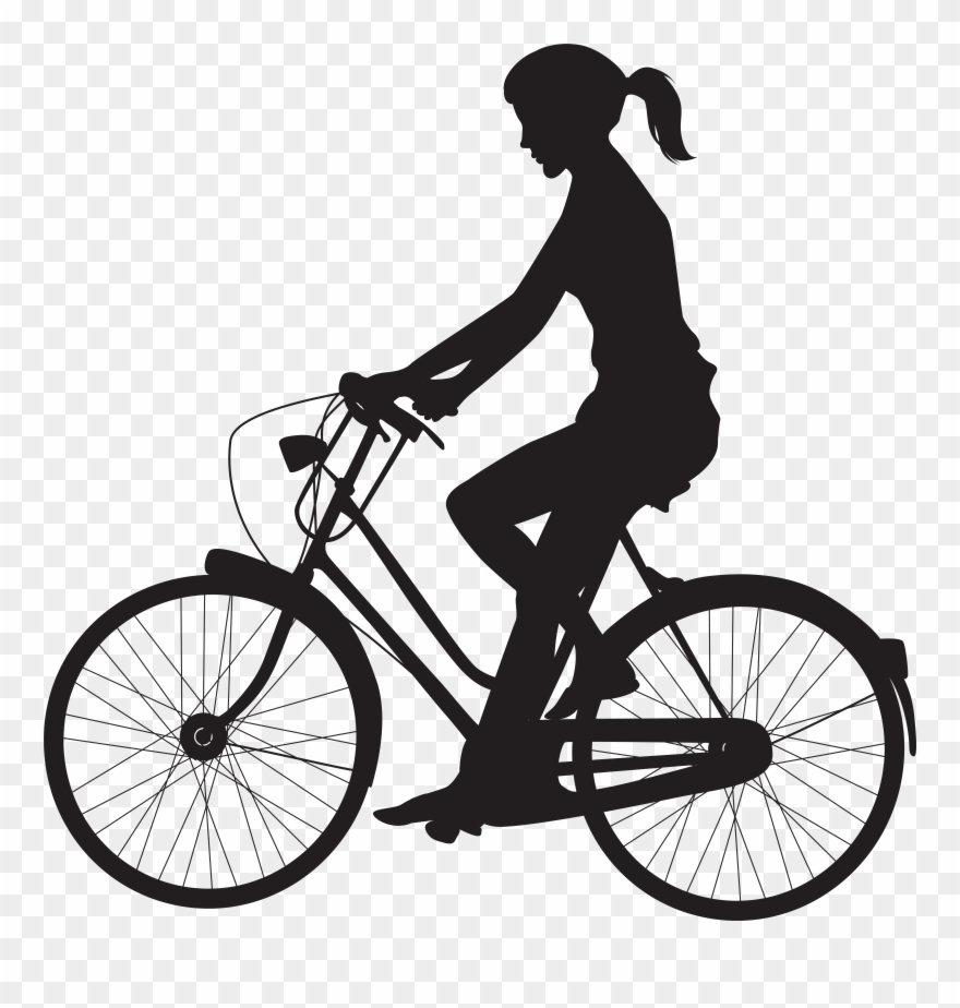 Cyclist Silhouette At Getdrawings Com Free For Clipart