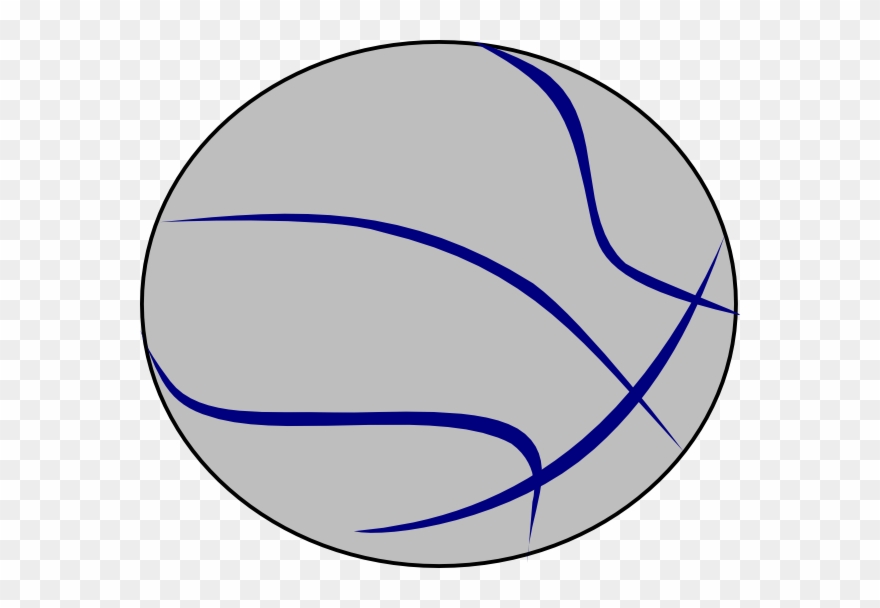 Blue Clip Art At Clker Com Vector - Transparent Basketball Clip Art - Png Download