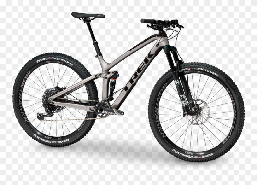 Jpg Royalty Free Autodesk Drawing Mountain Bike Line - Trek Fuel 9.8 2018 Clipart
