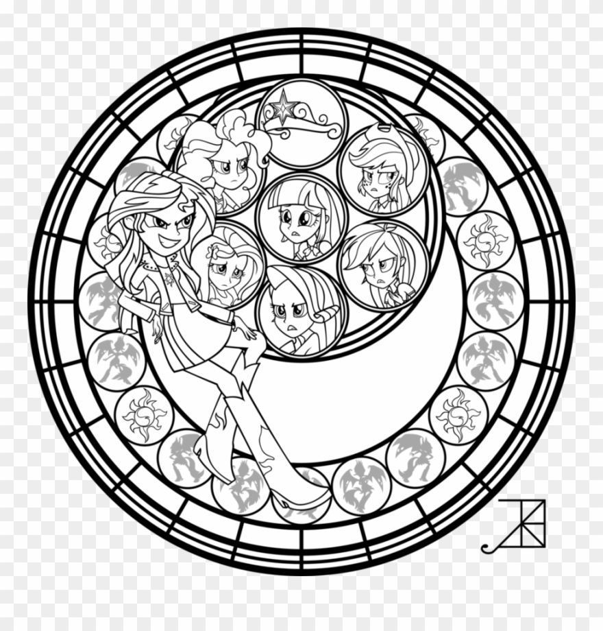 How To Draw Sunset Shimmer From My Little Pony Equestria - Coloring Page My Little Pony Equestria Girls Sunset Clipart