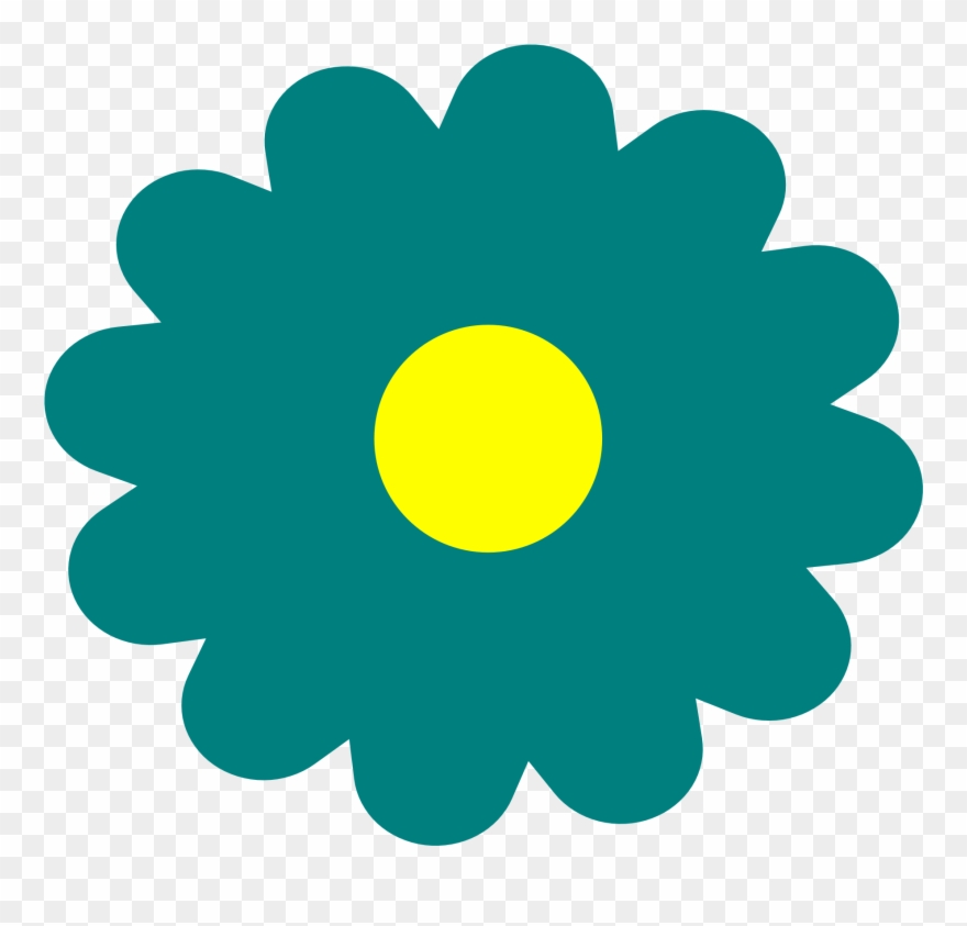 Groovy Flowers Clip Art - 1970's Flower Power - Png Download