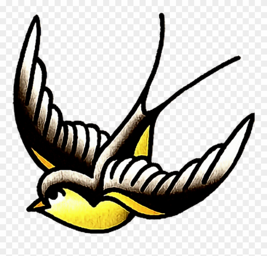 Traditional Sailboat Tattoo Flash Clipart