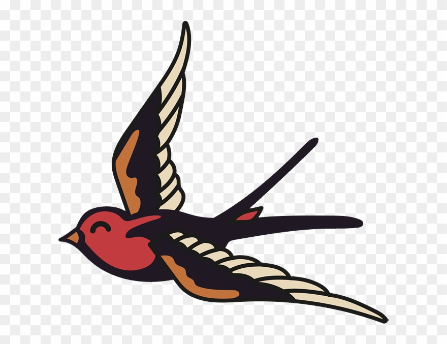 Swallow Png - Golondrina Dibujo Png Clipart