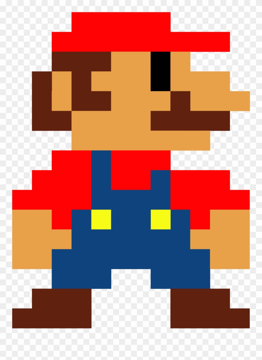 Pipe Clipart Pixel Art - Mario Bros 64 Bits - Png Download