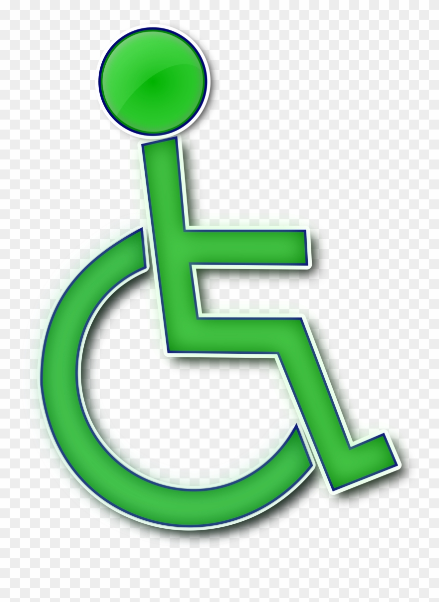 Disability Disabled Parking Permit Cerebral Palsy Wheelchair - Simbolo Silla De Ruedas Clipart
