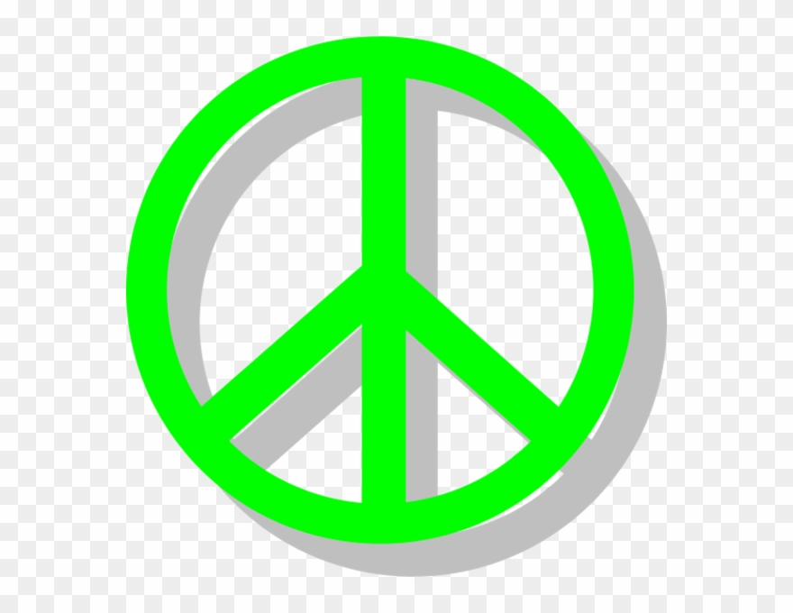 Peace Symbol Clipart 70's - Vw Bug Silhouette - Png Download