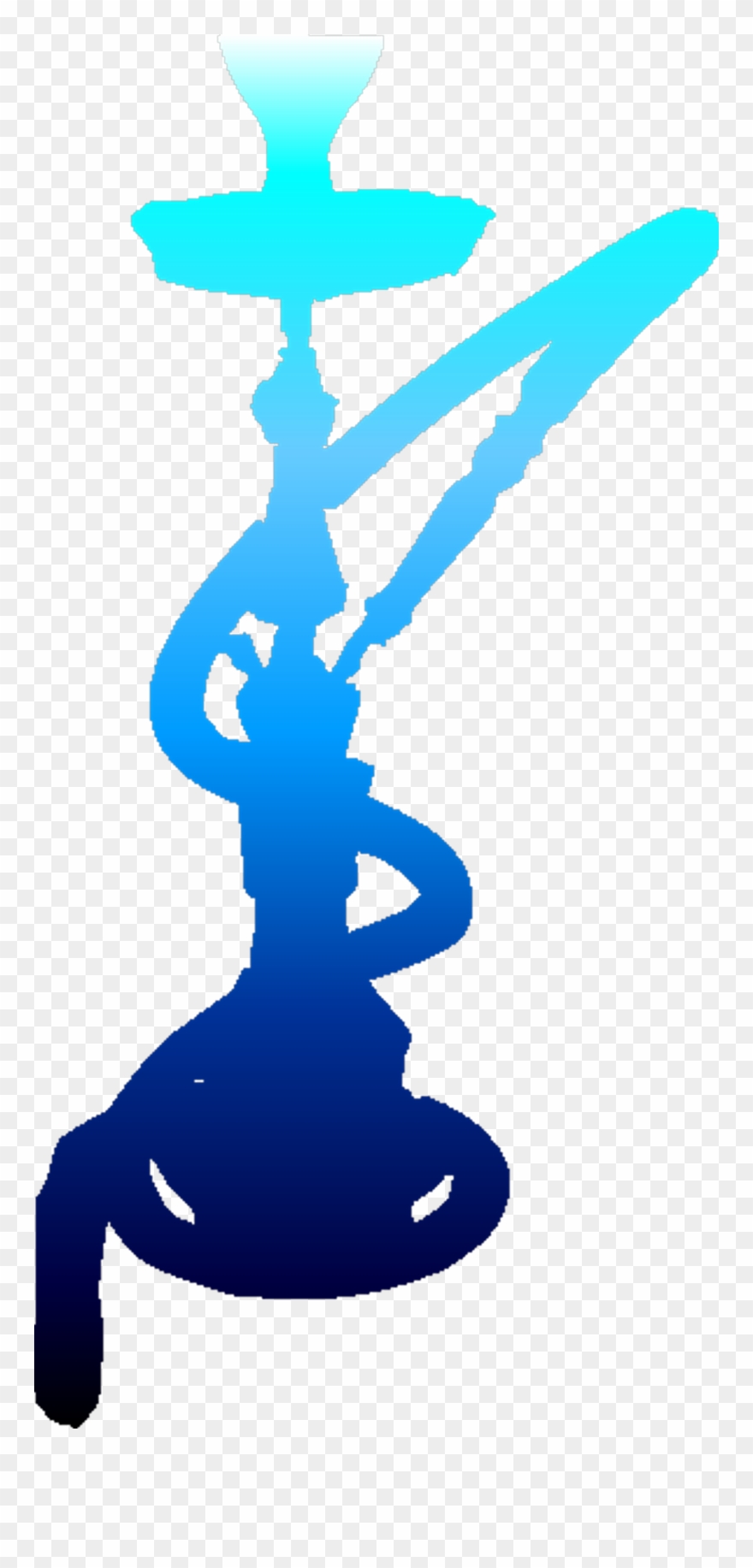 Free Hookah Cliparts, Download Free Clip Art, Free - Hookah Silhouette - Png Download