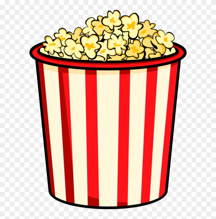 Clip Freeuse Graphic Design Pinterest Yummy Snacks - Popcorn Clipart - Png Download