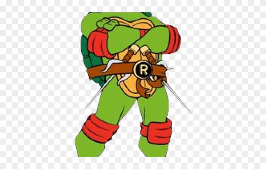 Ninja Turtles Clipart 80's - Teenage Mutant Ninja Turtles Cartoon Raphael - Png Download