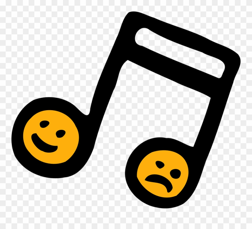 Happy Music Notes Clip Art Images Free - Note Music Cartoon Png Transparent Png