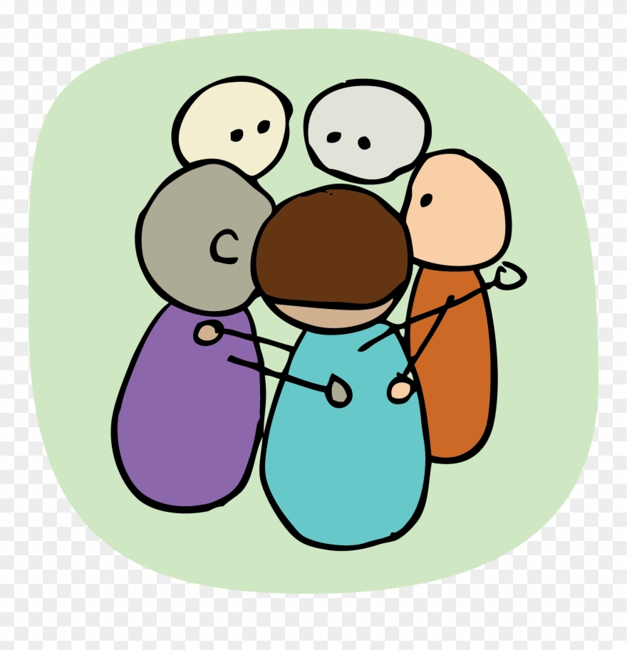 Introduction To Skills Ccmit Group Huddle Discussion - Drawing Clipart