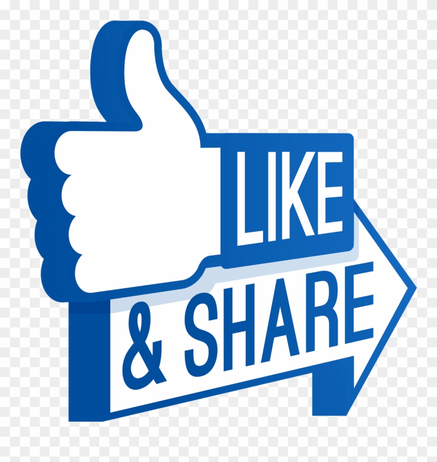 Clip Art Clip Art For Facebook - Like And Share Icon Png Transparent Png