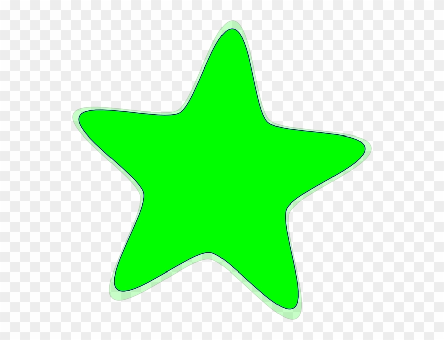 Clipart Info - Green Star Clipart - Png Download