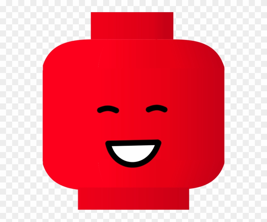 Lego Clip Art Free Clipart Images 4 Clipartix - Red Lego Face - Png Download