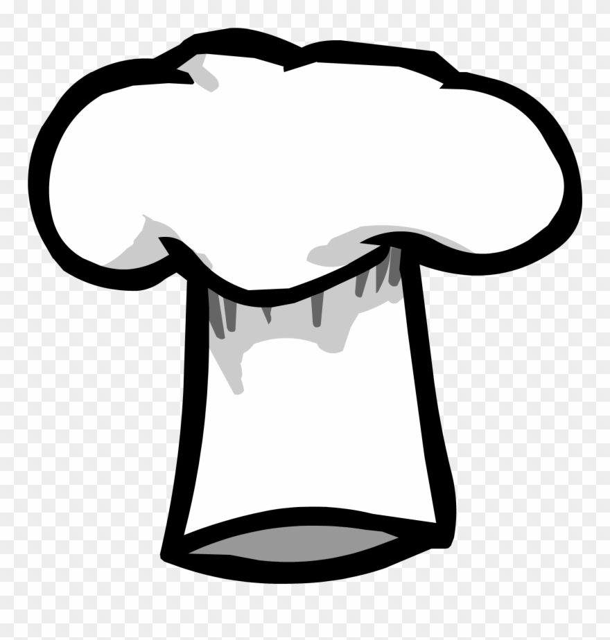 Chef Hat Template - Club Penguin Chef Hat Clipart