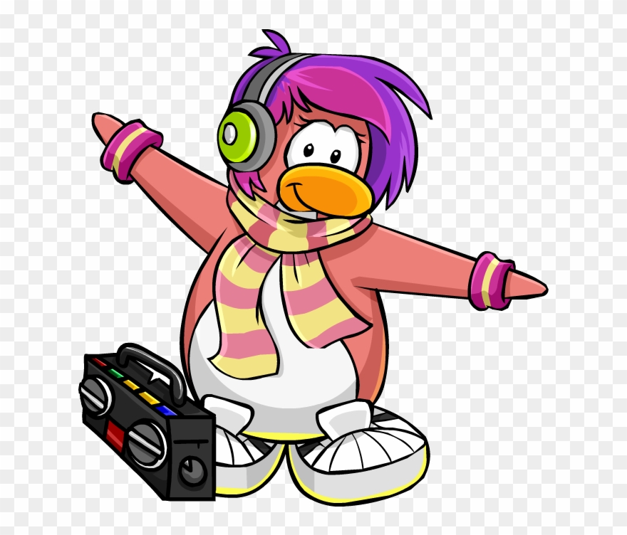 Club Penguin Wiki - Club Penguin Boombox Clipart