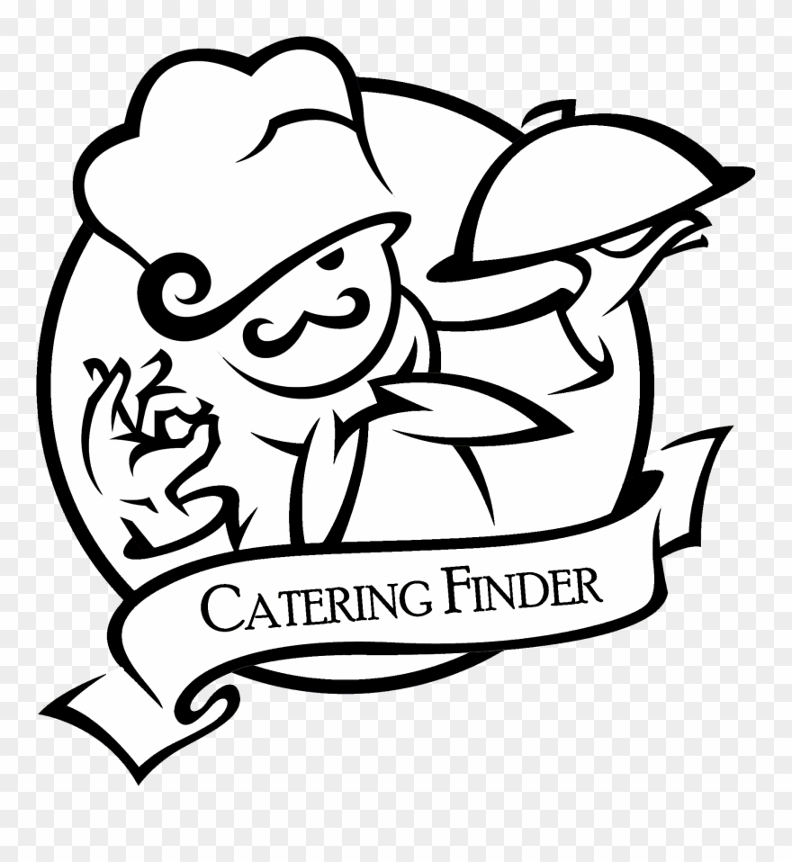 Jpg Black And White Stock Foodservice Tray Clip Art - Catering Services - Png Download