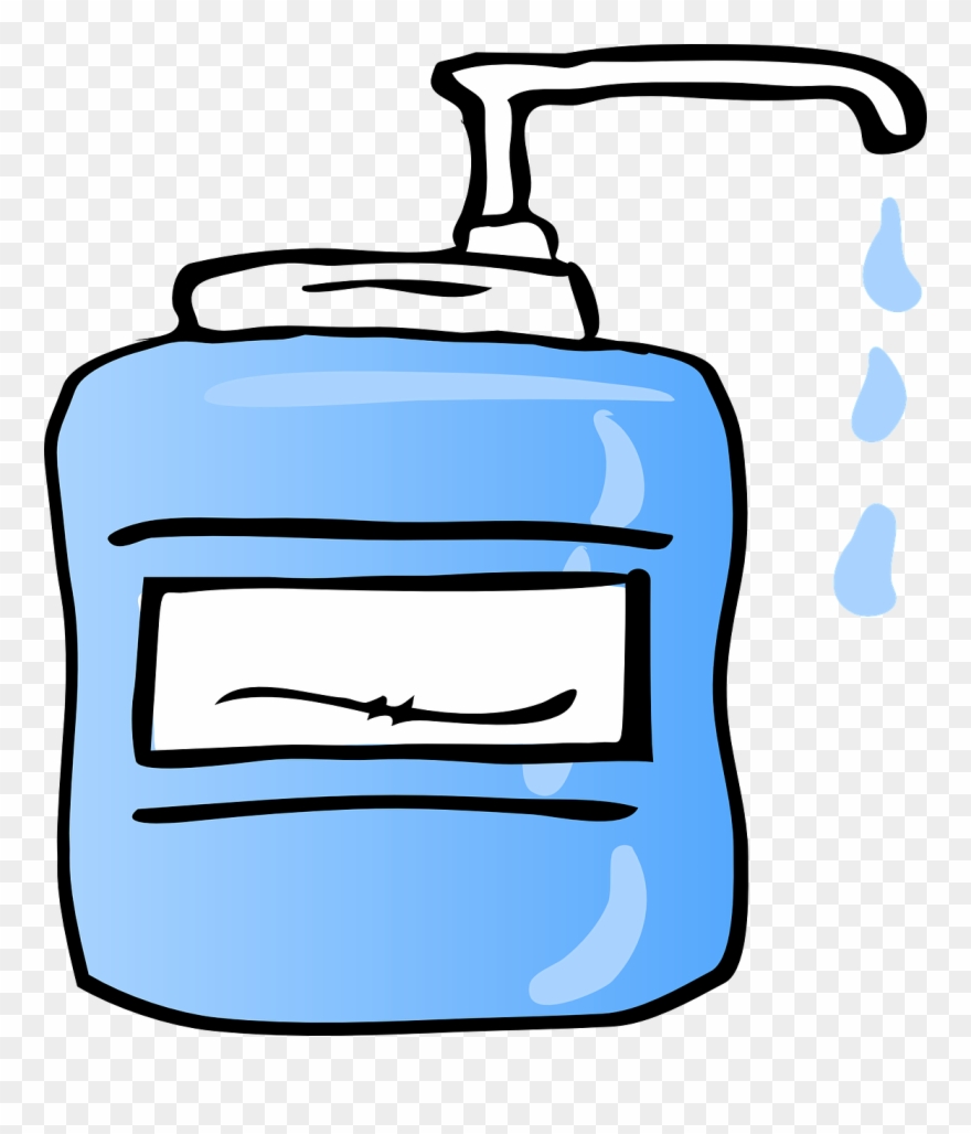 Hand Sanitizer Free Clip Art Images Diaper - Sanitizer Clip Art - Png Download