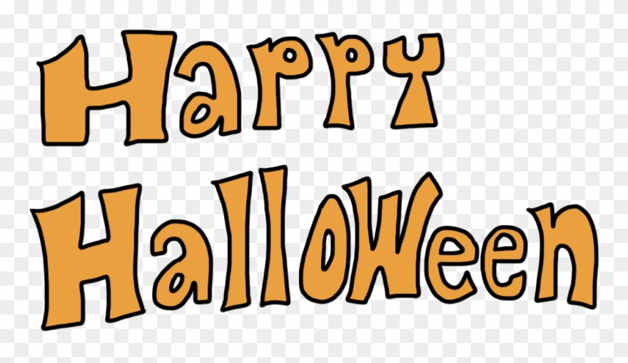 Happy Halloween Clipart - Spooky Happy Halloween Clipart - Png Download