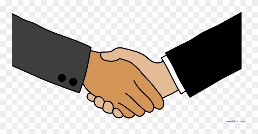 Clip Art Sweet - Business Deal Handshake Clip Art - Png Download