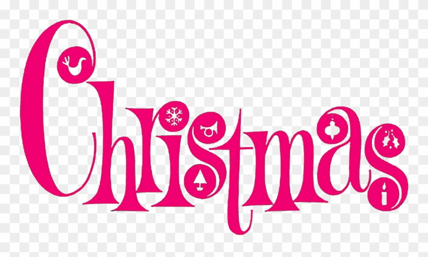 Free Christmas Clip Arts Image In High Resolution For - Christmas Font Clip Art - Png Download