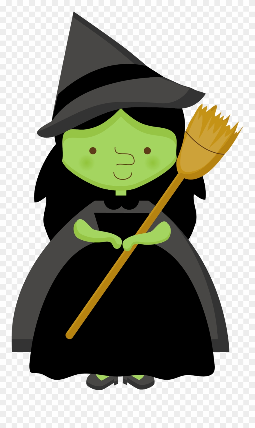 Halloween Witch Clip Art - Wicked Witch Wizard Of Oz Clipart - Png Download